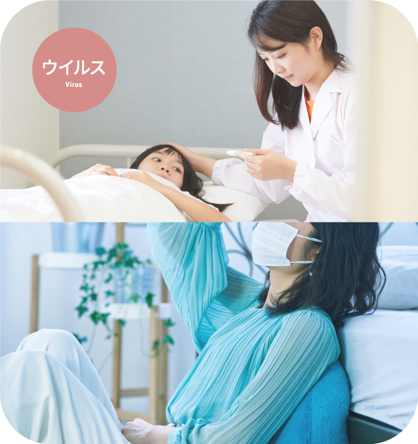 家中快適な空気が充満
■IAQ制御搭載全熱交換システムイメージイラスト※イメージにつき実際とは異なります。