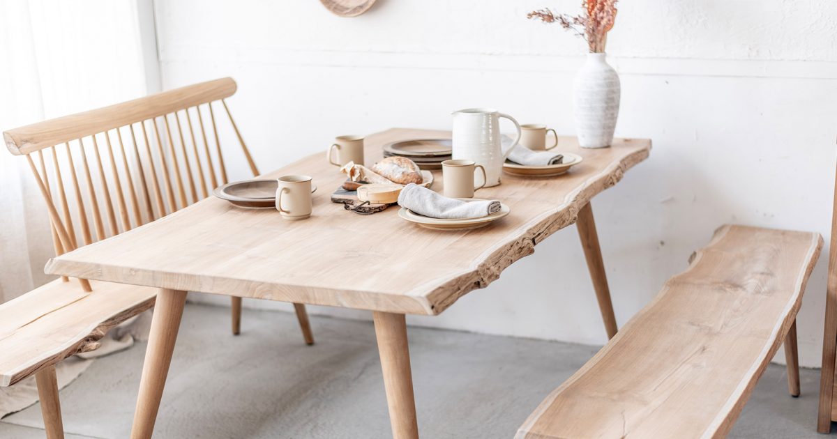 Antry アントリー Rustic Wood スターテーブル（Lサイズ