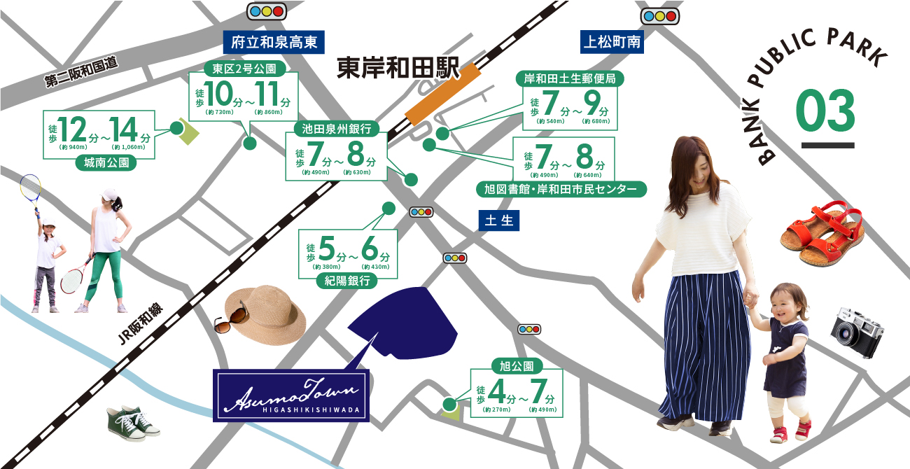 公共施設・銀行・公園