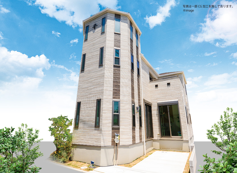 吹抜けｌｄｋとインナーテラスがある家 フジ住宅のモデルハウス大集合 大阪府 神戸市の新築一戸建て 分譲一戸建て